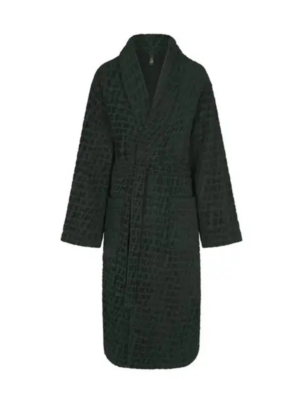 SKIMS Spa Terry Robe in Pine - Picture 2 of 7